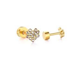 Screwback Stud - Leo - Clear